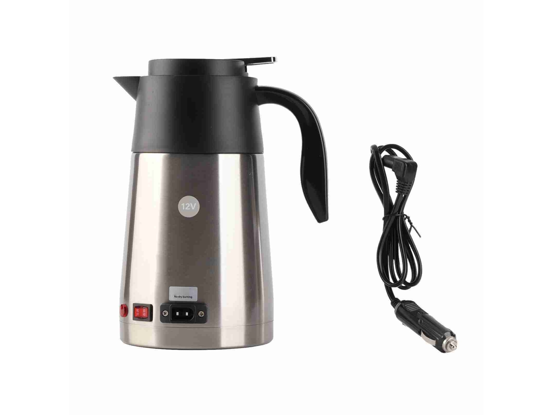 Bule elétrico de carro 12v/24v 1300ml INOX 304 isolamento a vácuo para café, leite, ovos | S/MARCA