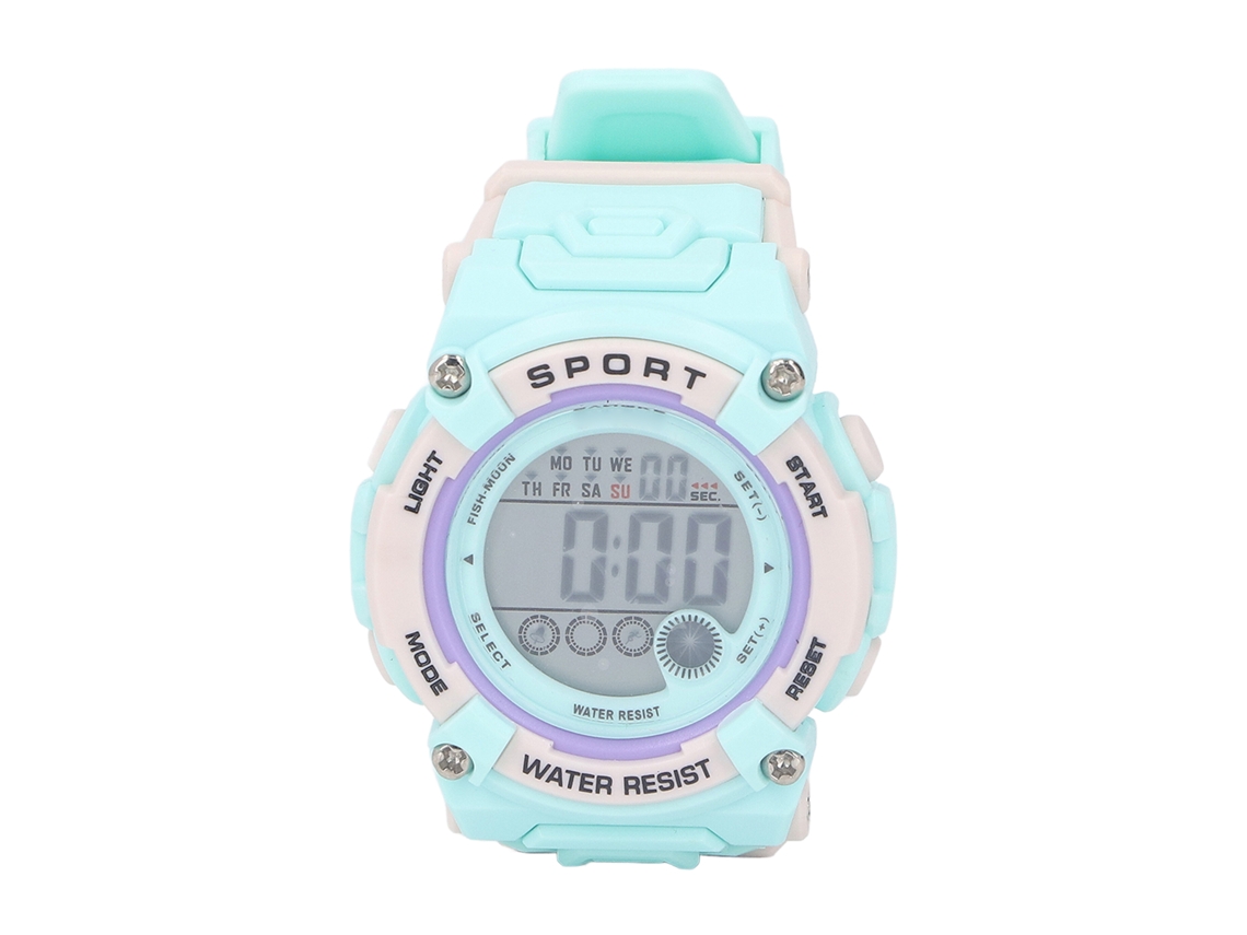 Relógio Digital Infantil Laxiscreed Reseda Sport Resistente E Funcional Para Crianças