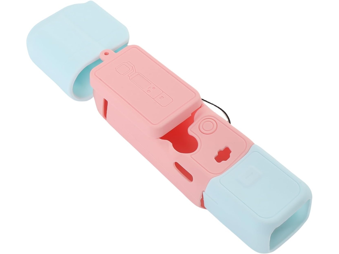Capa De Silicone Para Câmera, Azul E Rosa, Resistente A Impactos, Capa