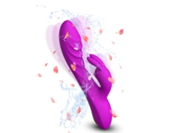 Vibrador Feminino 2 Em 1 Brinquedo Sexual Para Casal Com Carregamento Usb Silicone À Prova Dágua Roxo Gusshious