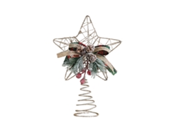 Enfeite de Árvore de Natal Estrela Ouro LAXISCREED