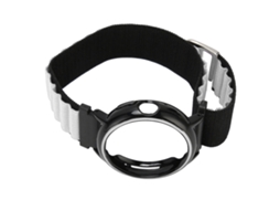 Pulseira de Relógio de Nylon Elástico com Capa Protetora para Google Pixel Watch Branco Preto e Preto Branco
