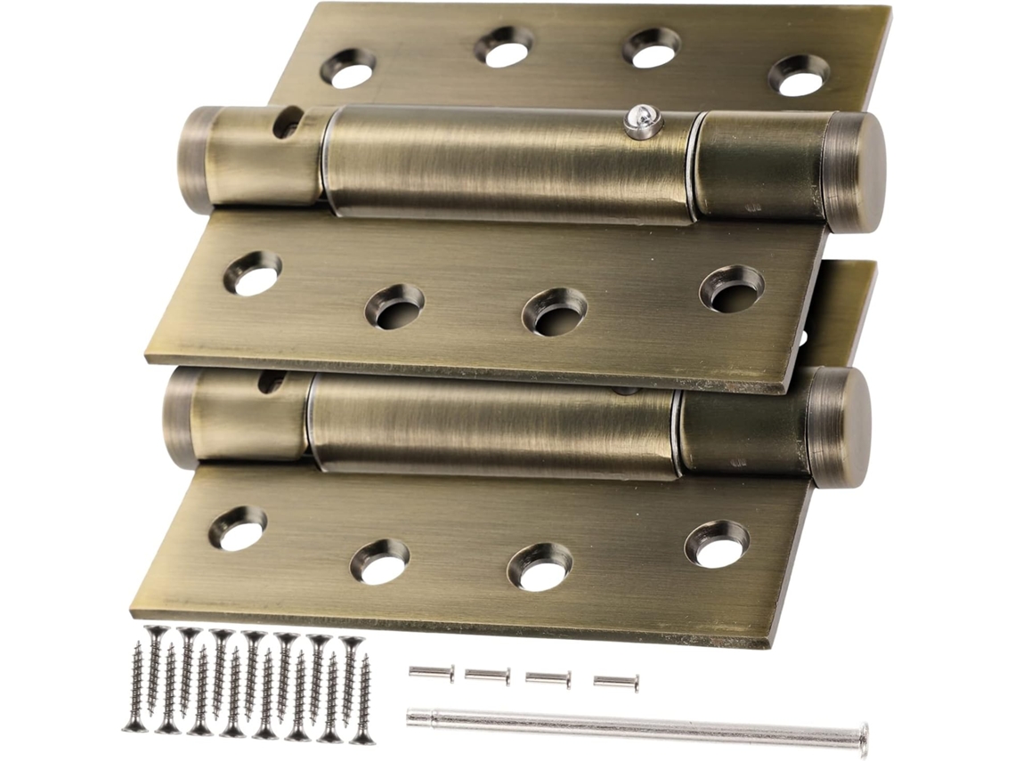 Conjunto De 2 Peças De Dobradiças Com Fechamento Automático Para Porta Com Tela Mosquiteira.