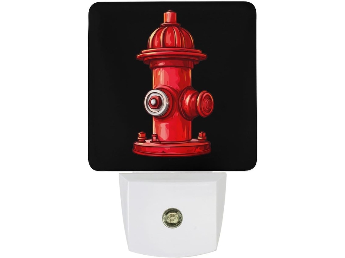 Led Night Light Engraçada Com Bandeira Dos Eua E Galinha Crepuscular Sensor