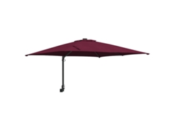 Maison Exclusive - Guarda-sol De Jardim Vermelho Bordeaux 248,5 X 247,5 X 160 Cm