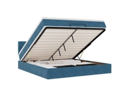 Ottoman Bed, Ottoman Beds Vidaxl Azul Veludo (180 X 200 Cm)