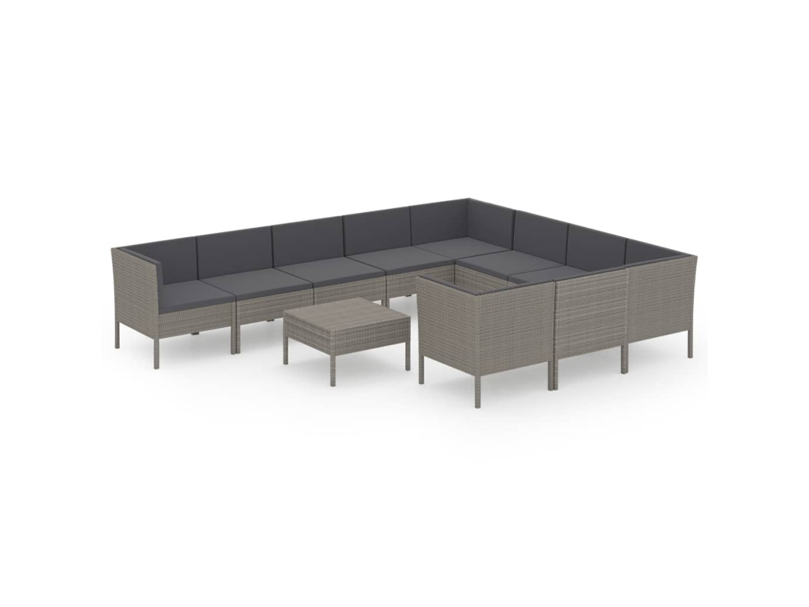 Garden Lounge Set, Garden Lounge Sets Vidaxl Cinzeto Rattan / Vime (n/a)