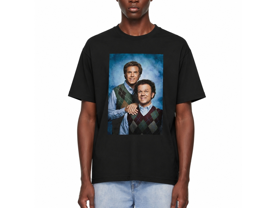Rockinstone Step Brothers Movie Sweater Vest Photo Black Adult T-shirt Size:l