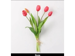Tulipas com Toque Realista Rosa Tulipas com Toque Realista Rosa Tulipas Flores Artificiais AQUAFORGE