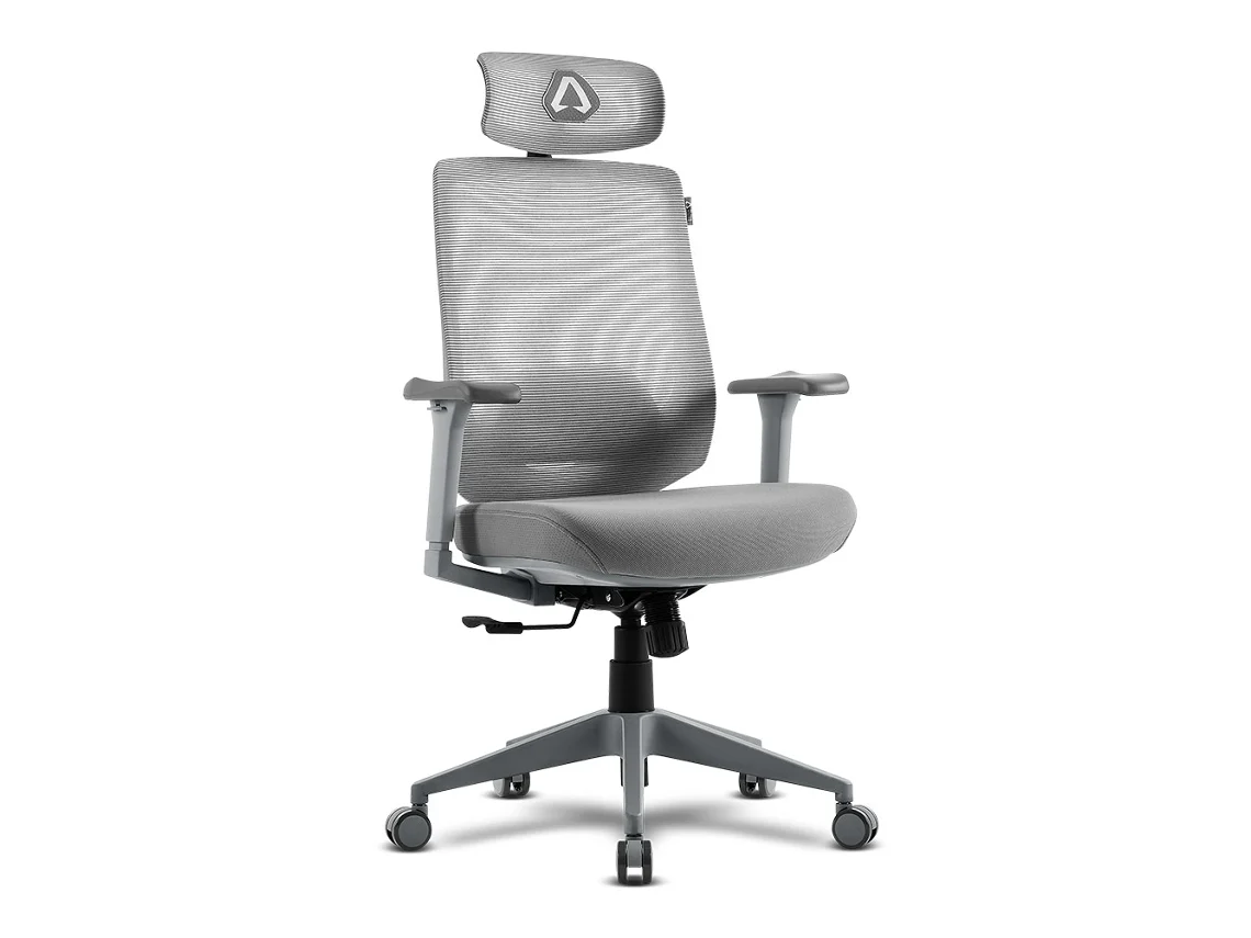 Cadeira de Escritório Ergonómica ALPHA GAMER Stella (Cinzento)