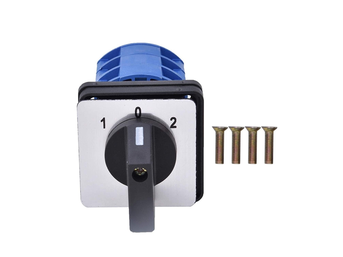 Chave Rotativa Para Painéis Elétricos Trifásicos 690v, 25a, 3 Posições Com Componentes Condutores De Cobre Galvanizado