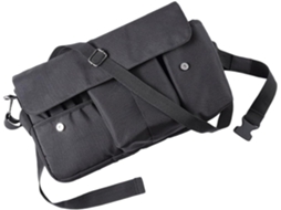 Bolsa Banana com Design Criativo, Bolsa Maquiagem de Grande Capacidade em Lona Preta