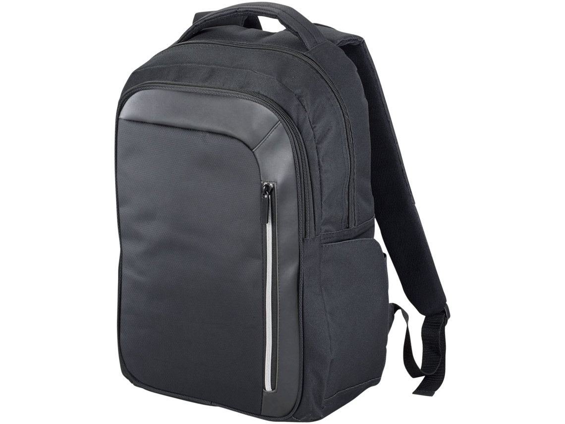 Mochila para laptop de 15 polegadas com proteção RFID, 16 litros, estilo "cofre".