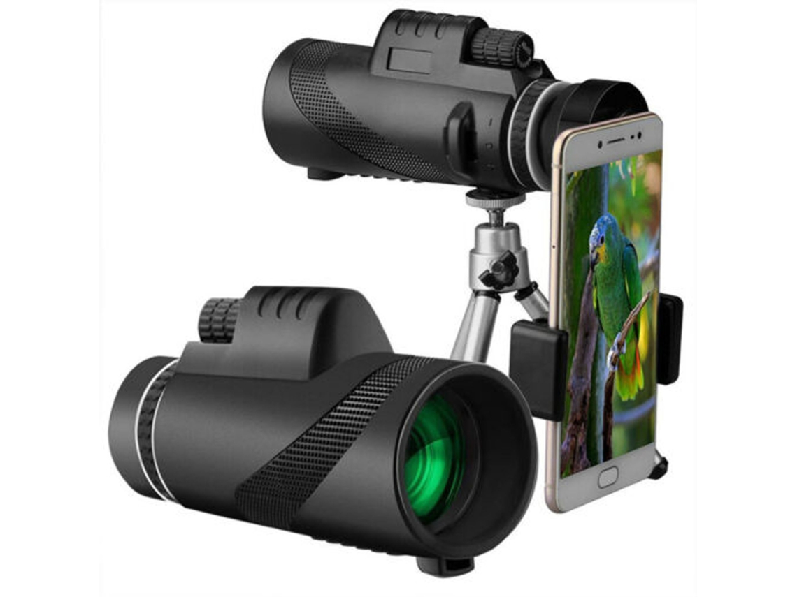 Telescópio Monocular com Suporte para Celular BRILVIBERA