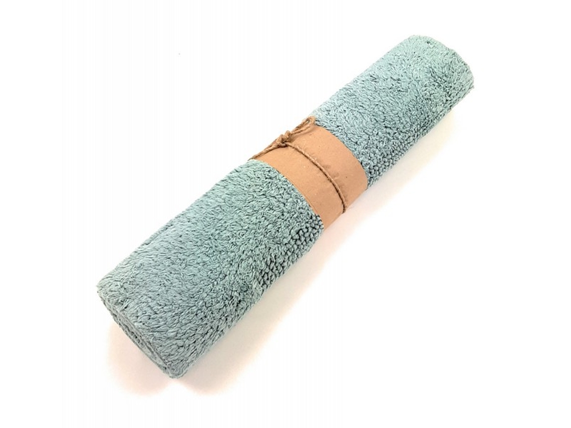 Tappeto Bagno Fazzini Di Puro Cotone Reversibile 50x80 Petrolio