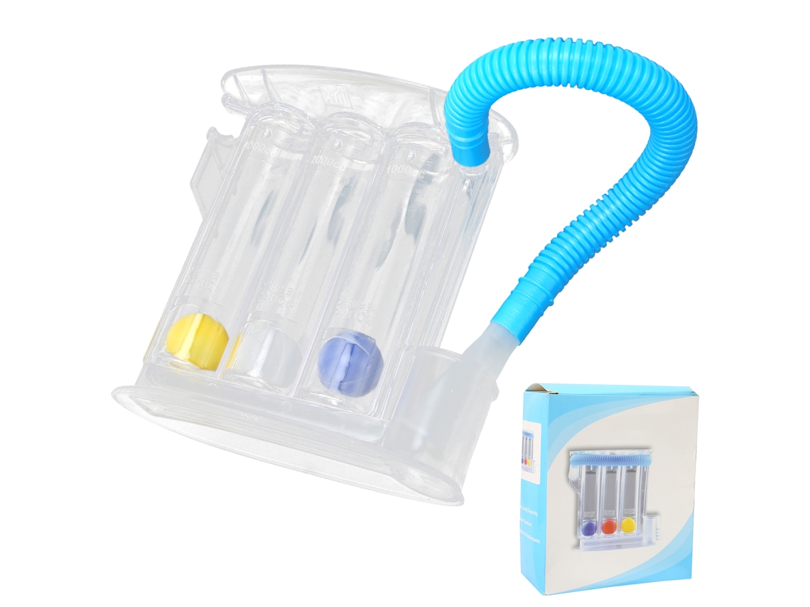 KOFIHETY Treinador respiratório, exercício pulmonar profundo, sistema de medição de capacidade vital