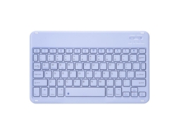 Teclado Bluetooth YUNZII de 10 Polegadas, Teclas Quadradas, Compatível com iPad, Lenovo, Huawei e Xiaomi, Sem Fio e Magnético, Lilás Claro