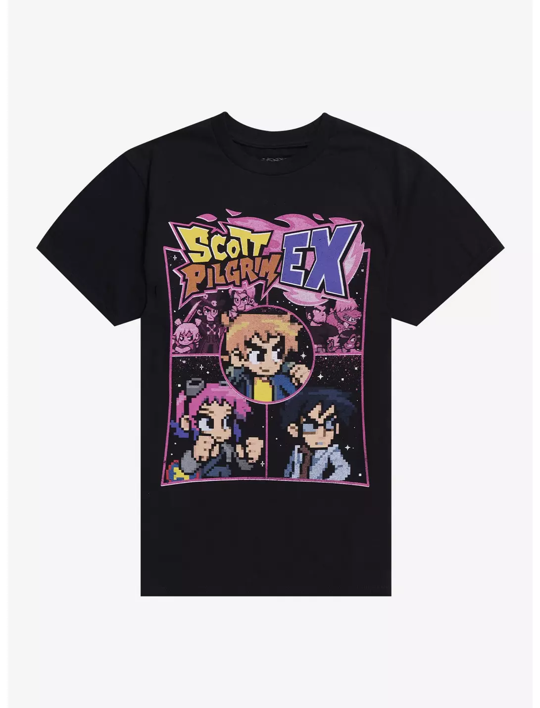 Scott Pilgrim Ex Grid T shirt Unisex Adults Size:l ROCKINSTONE