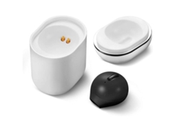 Fones de Ouvido Bluetooth, Fone Único com Estojo de Carregamento MDUG (vermelho, Fone Único)