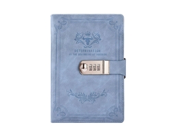 Caderno De Senhas Diário Azul Brilvibera