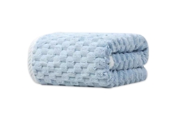 Toalha RNEMITERY Banho Luxuosas Oversized Super Macias Veludo Azul (70x140cm)