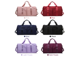 Bolsa de Ginástica Business, Compartimento para Sapatos, Impermeável, Treino, Viagem, Esportes | S/MARCA