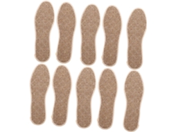 Sherchpry 5-pares De Palmilhas Algodão E Linho Com Absorção Suor, Base Confortável E Fragrância Natural Para Sapatos