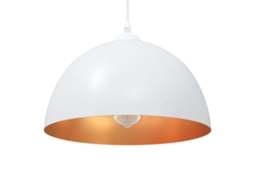 Vidaxl Candeeiros Suspensos 2 Pcs Altura Ajustável E27 Branco Ø 30 Cm