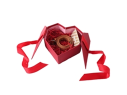Laxiscreed Caixa De Presente Red Love 21x21x10 Cm Para Ocasiões Especiais