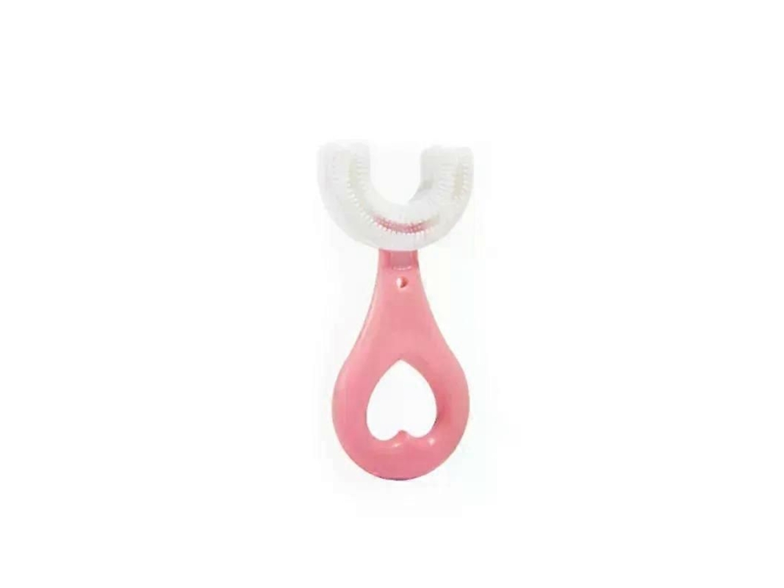 360 Graus Em Forma De U Silicone Escova De Dentes Infantil Escova De Dentes Bebê Recém-nascido Manual Crianças Dentes Higiene Bucal Escova Limpa