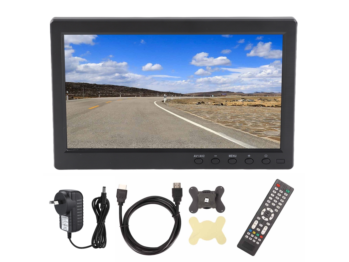 Tela Lcd 10.1" Hd Com Vga Bnc Av Ypbpr Portátil