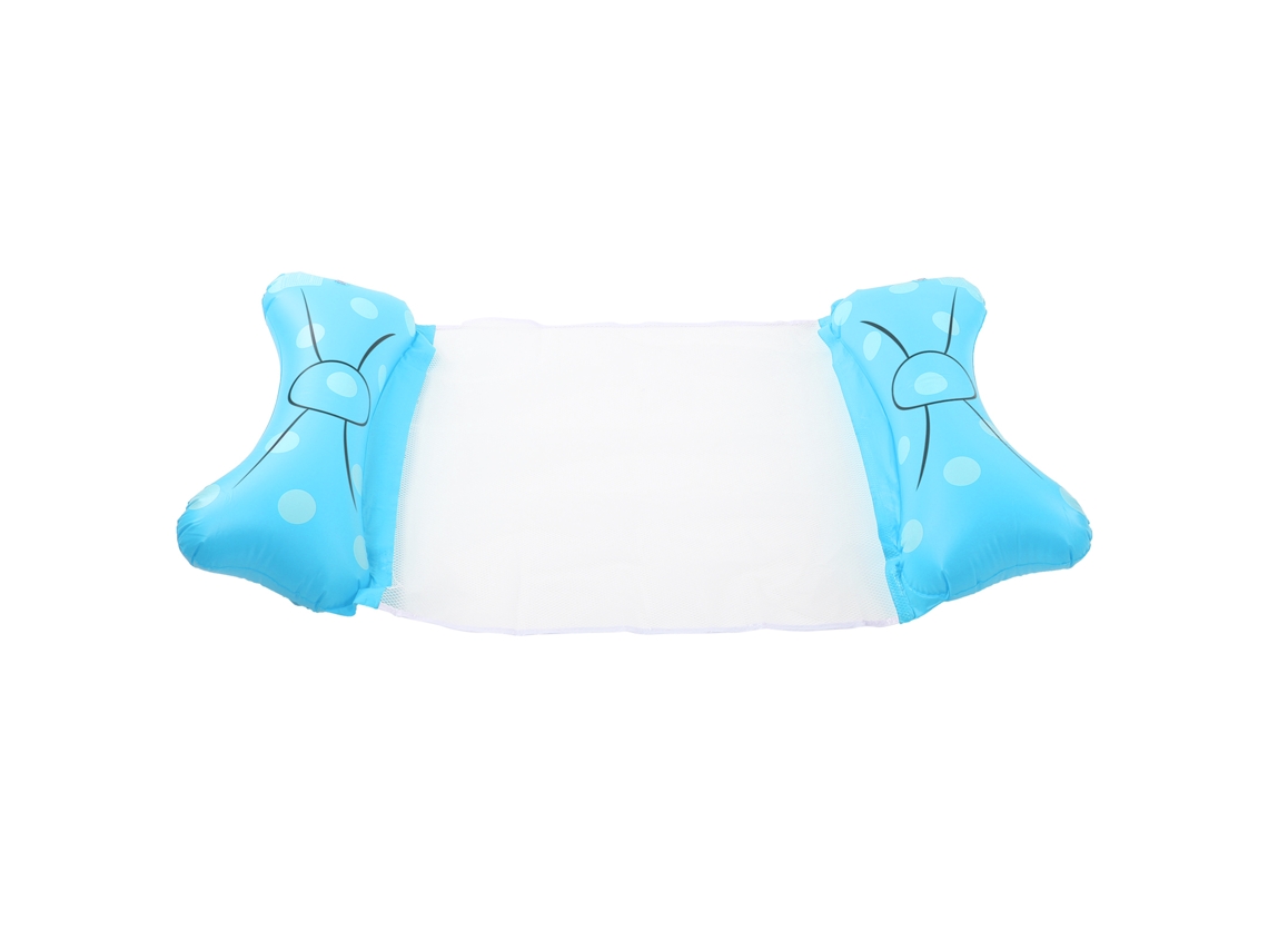 Boia Inflável Portátil Para Piscina, Estilo Rede, Para Adultos, Azul Claro.