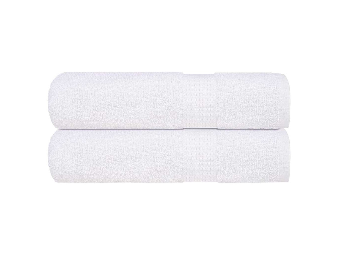 Shower Towel, Shower Towels Vidaxl Branco Algodão (70 X 140 Cm)