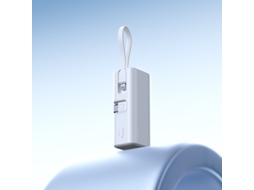 Carregador Ultrarrápido Pd22.5w, Cabo Integrado, Mini Power Bank, Cápsula Portátil, Fonte De Alimentação Móvel, 5000mah (branco)