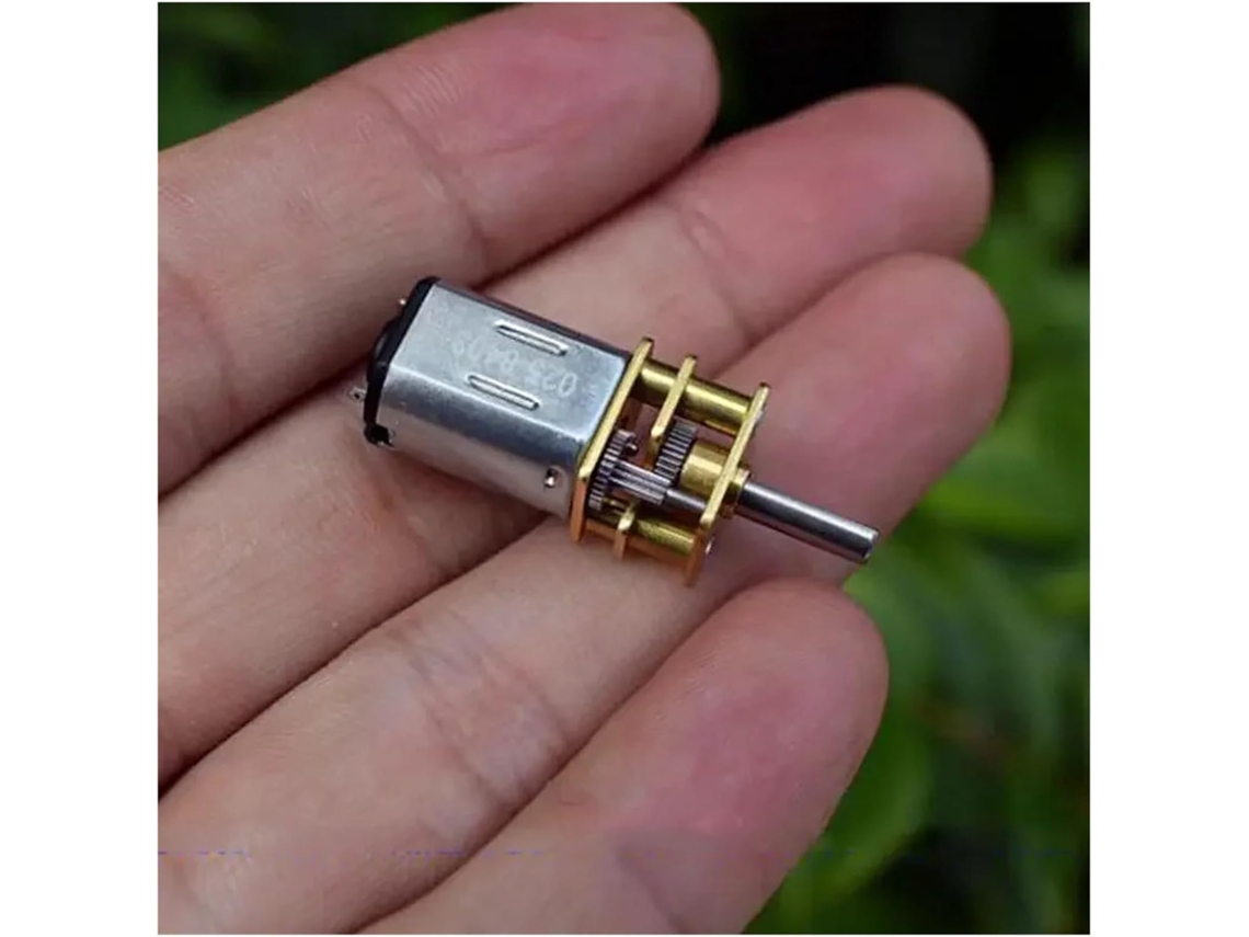 Motor De Partida Eletrônico Com Engrenagem Totalmente Metálica 12mm N20, Dc 3v 5v 6v, 1400rpm, Alta Velocidade