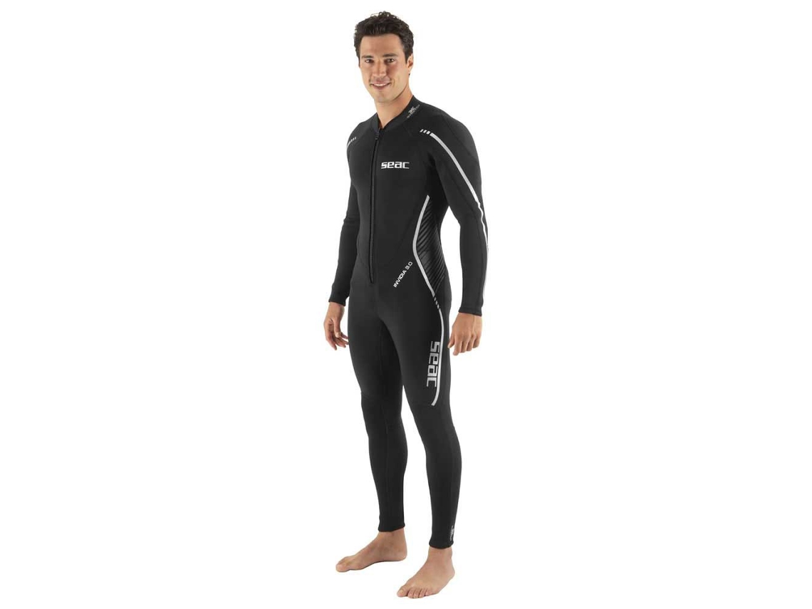 Fato de Mergulho Recreativo M.Lungo Invidia 3 Mm Preto Mseacsub
