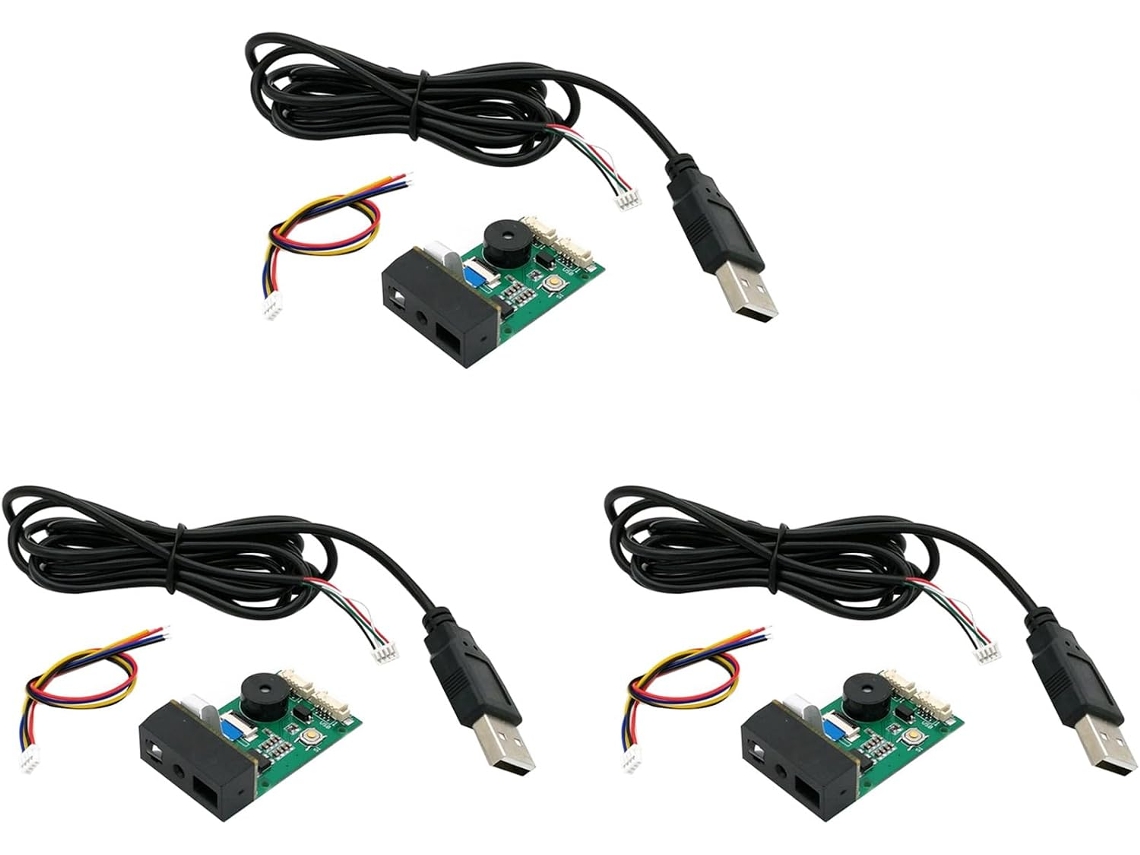 3x Gm67 1d/2d Leitor De Código De Barras Usb Uart Leitor De Código Qr