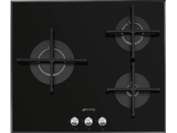 Placa de Gás SMEG PV163N2 (Gás Natural - 60 cm - Preto)