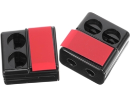 Conjunto De 2 Apitos Pretos E Resistentes Para Alarme De Veados, Ideais Para Dispositivos De Segurança Automotiva.