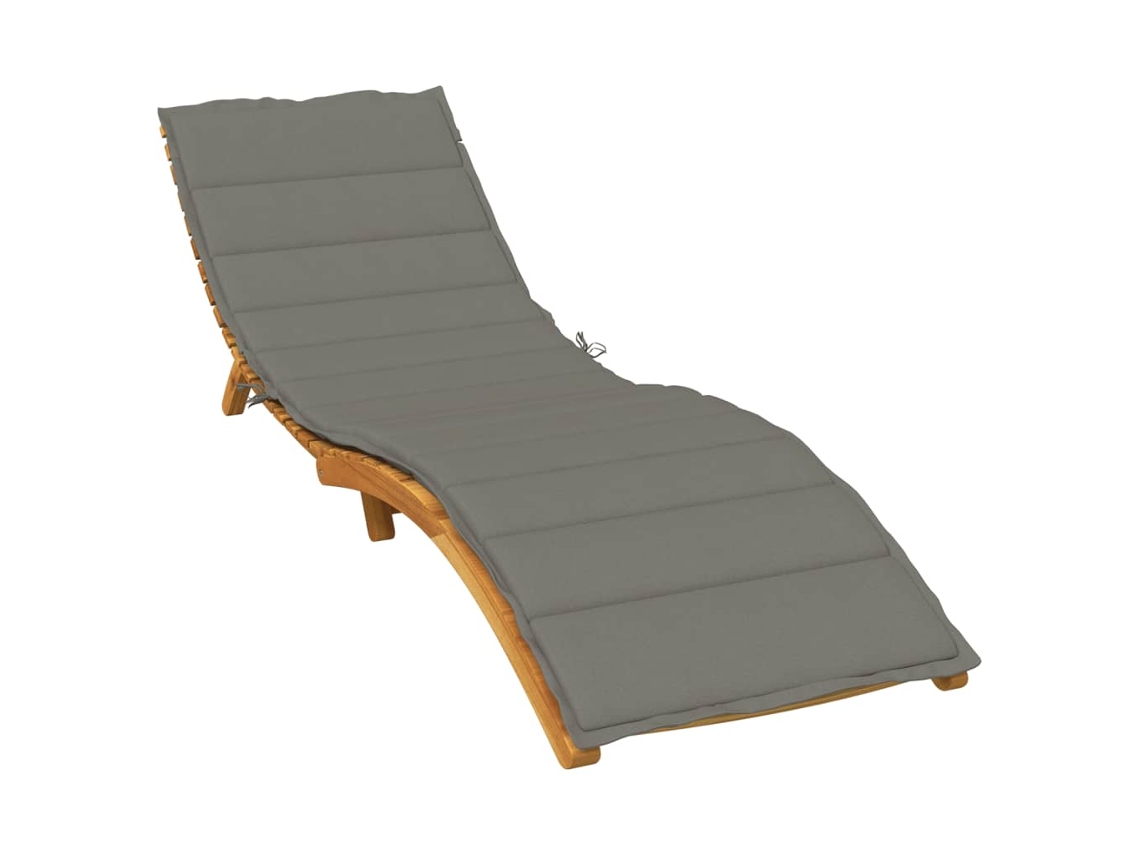 Vidaxl Almofadão Para Espreguiçadeira 200x60x4cm Mesclado Tecido