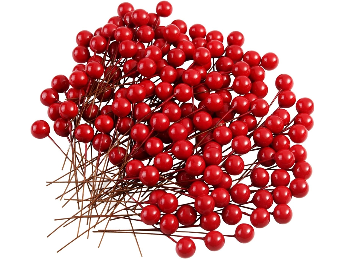 150 Piezas Baies De Houx Artificielles Pour Decoraciones Guirlande Faisant Des Fournitures Decoración De Fiesta De Navidad