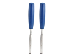 Conjunto 2 Brocas De Madeira Alta Dureza Com Cabo Azul Para Carpintaria 1/2in