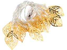 Conjunto De 2 Peças De Decoração Criativa Em Ferro Dourado Vazado Com Led, Sem Necessidade De Bateria, Para Casa, Jardim E Festas. Gokoco