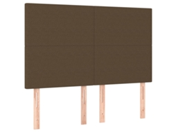 Headboard, Headboards Vidaxl Marrom Tecido (144 Cm)