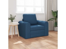 Vidaxl Sofá-cama Azul 98 X 71 X 83 Cm Tecido