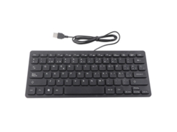 Aetheria teclado Espanhol Mini Portátil Fio Usb Ultra Fino 78 Teclas para Computador Desktop