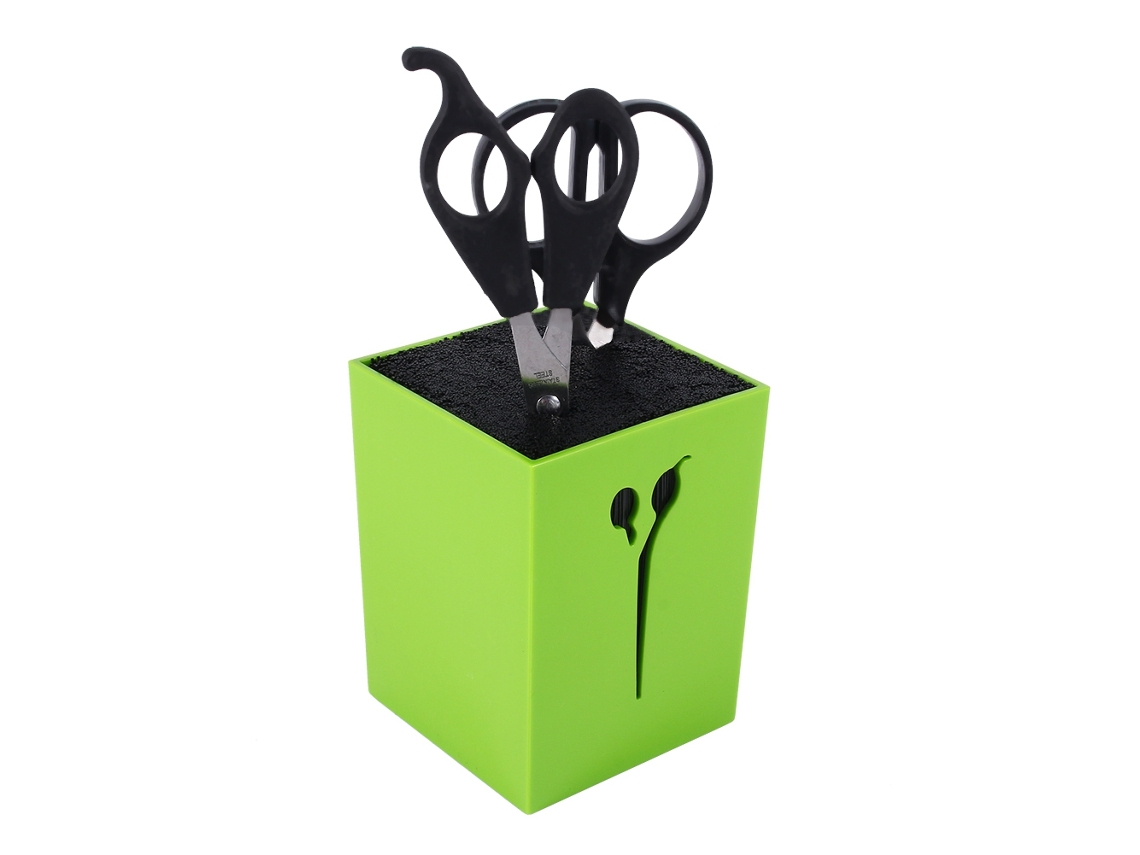 2026 soporte para Tesouras de Cabeleireiro com Proteção, Porta tesouras para Salão, Ferramenta de Cor Verde