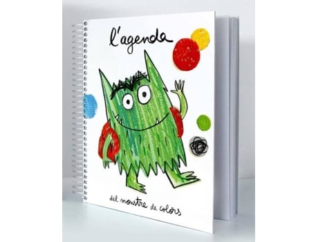 Agenda EDITORIAL FLAMBOYANT A agenda do Monstro Colorido de Anna Llenas