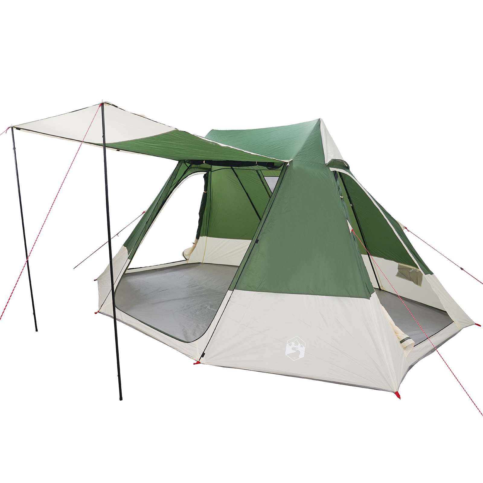 Tenda Impermeável Vidaxl Verde Poliéster (482x360x227 Cm)