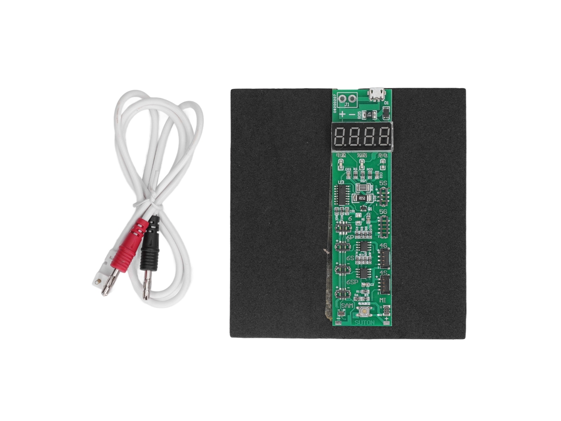 Placa de ativação de bateria módulo de carregamento com display digital e desligamento automático